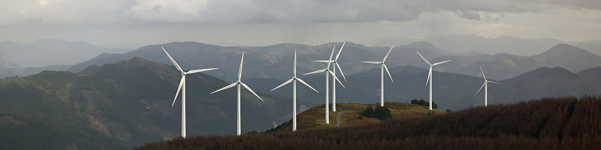 Wind Turbines in the Mountains
