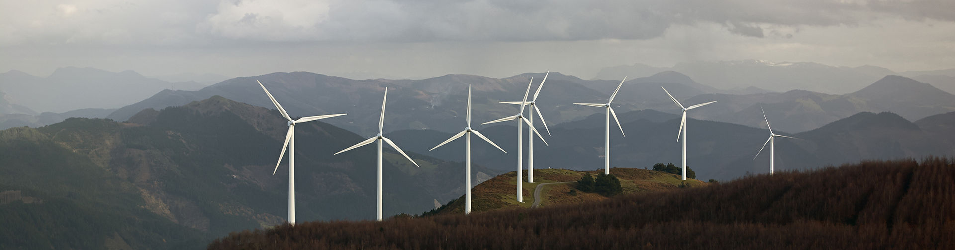 Wind Turbines in the Mountains