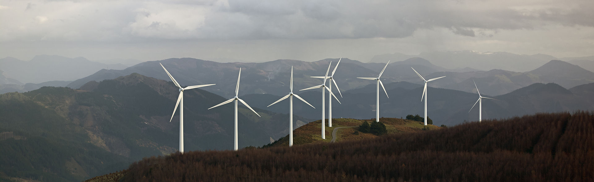 Wind Turbines in the Mountains